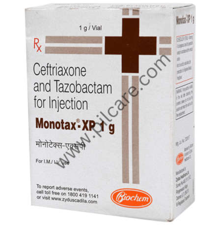 Monotax XP 1000mg/125mg Injection