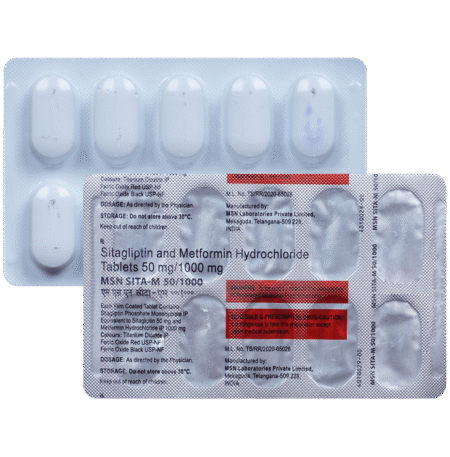 MSN Sita-M 50mg/1000mg Tablet