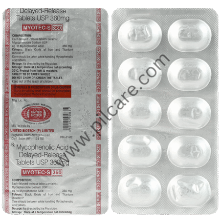 Myotec S 360mg Tablet