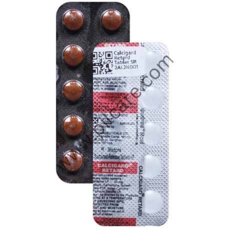 Calcigard 20mg Retard Tablet SR