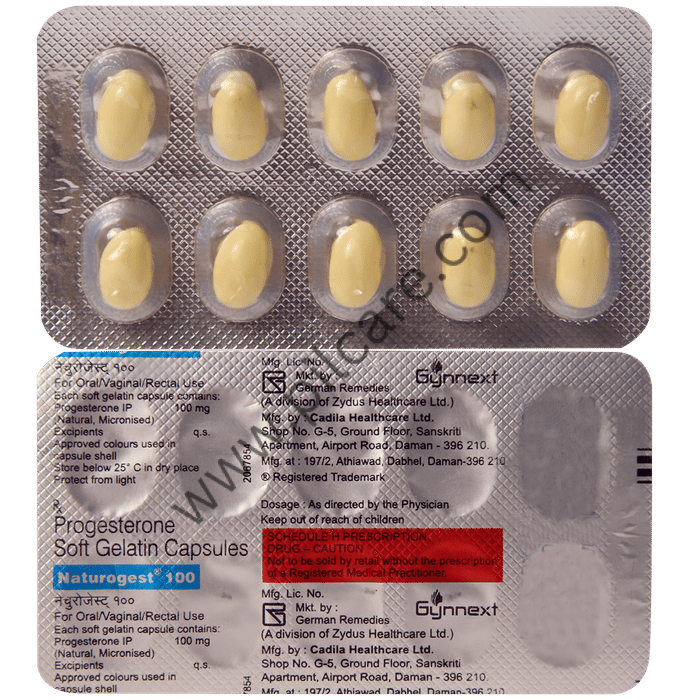Naturogest 100mg Soft Gelatin Capsule
