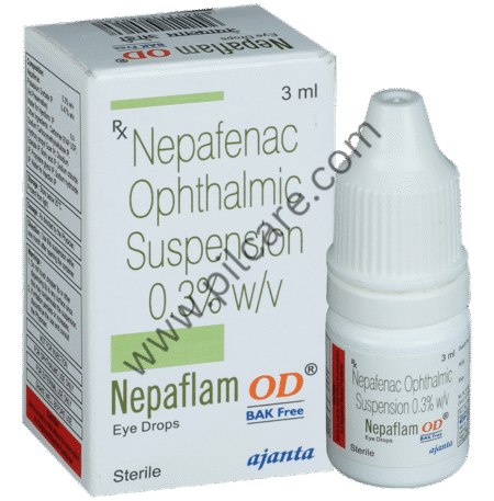 Nepaflam OD Eye Drop BAK Free