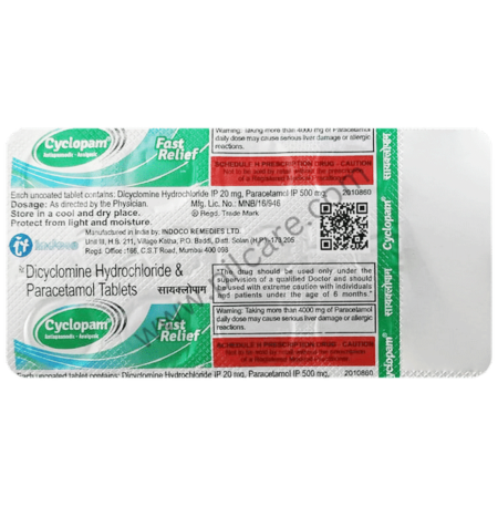 New Cyclopam Fast Relief Tablet