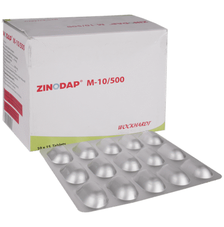 Zinodap M 10mg/500mg Tablet ER