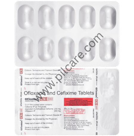 Oflomac CX 200 mg/200 mg Tablet