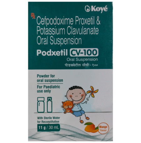 Podxetil CV 100 Oral Suspension Mango