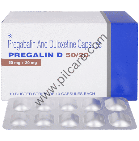 Pregalin D 50mg/20mg Capsule