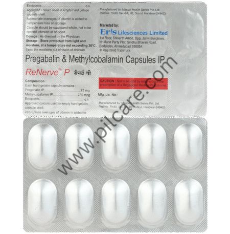Renerve P 750mcg/75mg Capsule