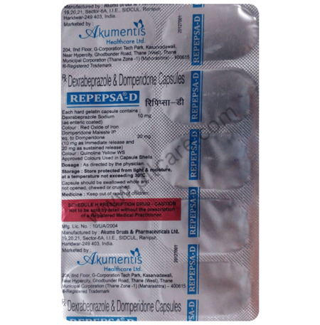 Repepsa D 30mg/10mg Capsule