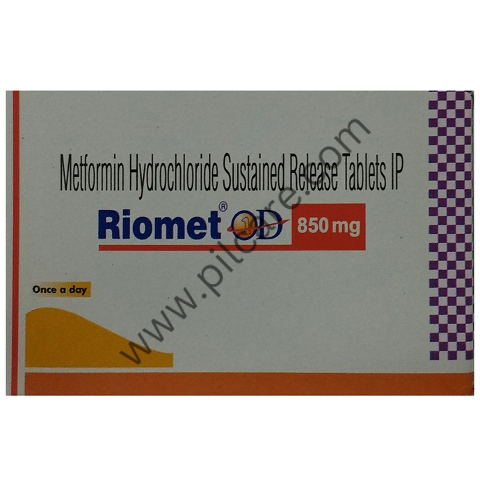 Riomet OD 850mg Tablet SR