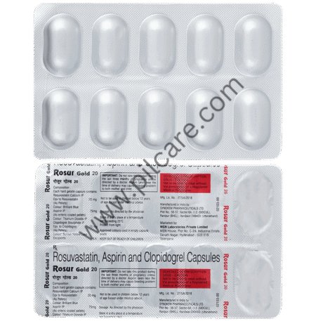 Rosur Gold 75mg/20mg/75mg Capsule