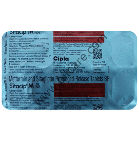 Sitacip M 50/1000 Tablet PR