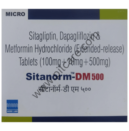 Sitanorm DM 500 Tablet ER