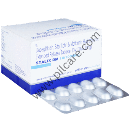 Stalix DM 10+500+100 Tablet ER
