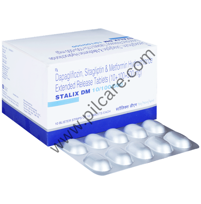 Stalix DM 10+500+100 Tablet ER - N Chimanlal Enterprises