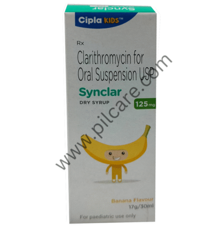 Synclar Paediatric Dry Syrup Banana