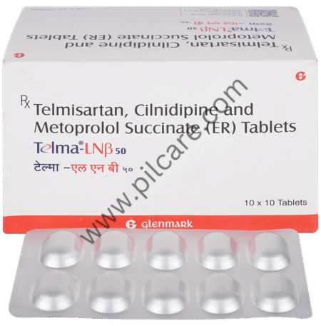 Telma-LNB 10mg/50mg/40mg Tablet ER