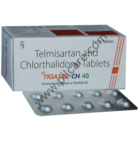 Tigatel-CH 40mg/12.5mg Tablet