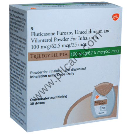 Trelegy Ellipta Powder For Inhalation
