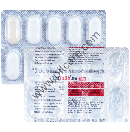 Trivolib DS 2mg/1000mg/0.2mg Tablet
