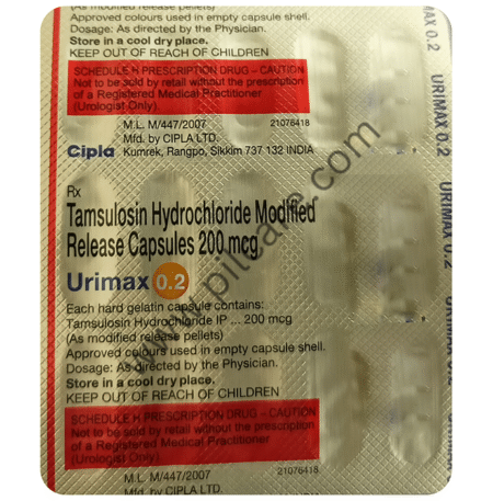 Urimax 0.2 Capsule MR