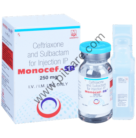 Monocef-SB 250mg/125mg Injection