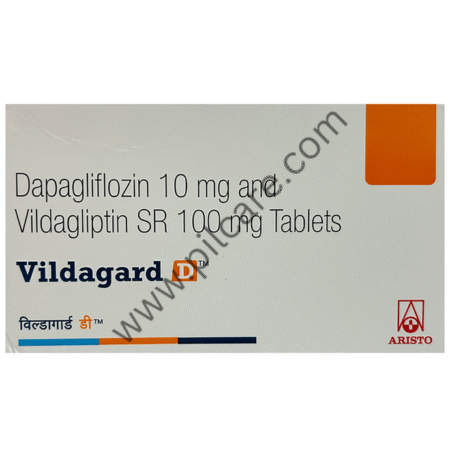 Vildagard D 10mg/100mg Tablet