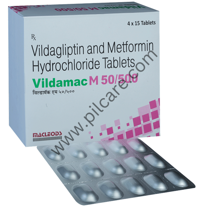 Vildamac M 50/500 Tablet