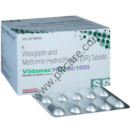 Vildamac M SR 50/1000 Tablet