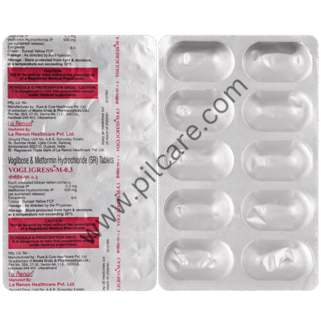 Vogligress-M 0.3mg Tablet