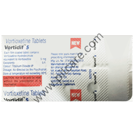 Vortidif 5mg Tablet