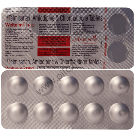 Weltelmi Trio 40mg/5mg/12.5mg Tablet