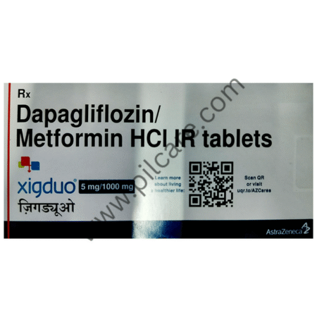 Xigduo 5mg/1000mg Tablet IR