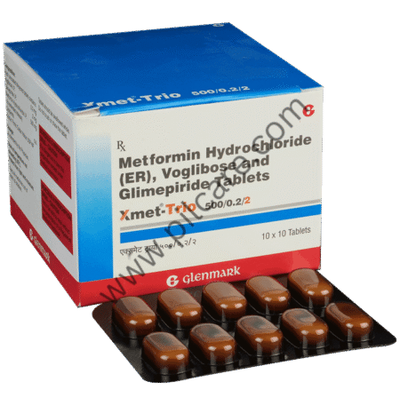 Xmet-Trio 500/0.2/2 Tablet ER