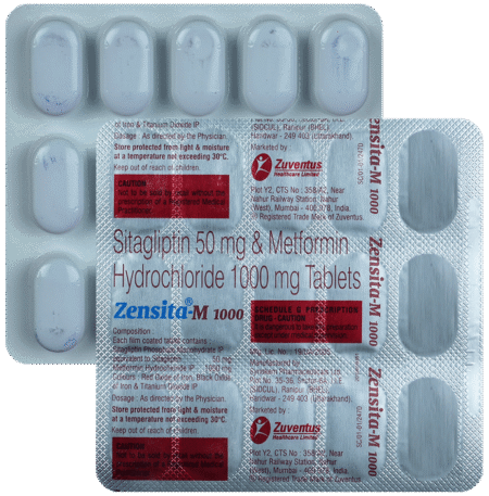 Zensita M 50mg/1000mg Tablet