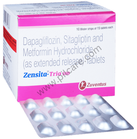 Zensita Trio 10mg/500mg/100mg Tablet ER