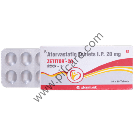 Zetitor 20mg Tablet