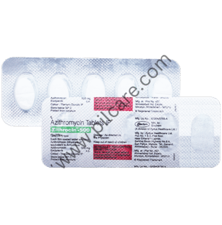 Zithrocin 500mg Tablet