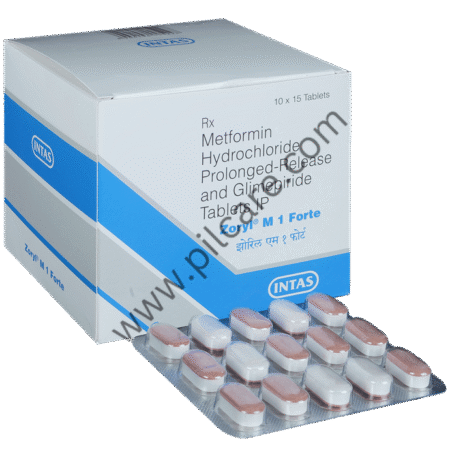 Zoryl M 1 Forte Tablet PR