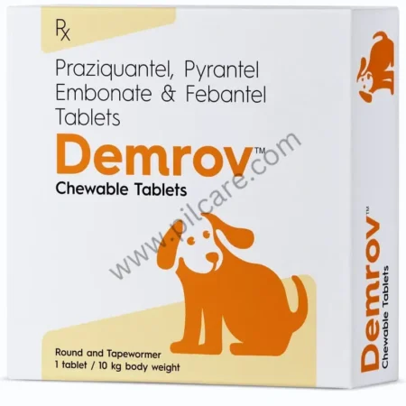 Demrov (Dewormer) Chewable Tablet for Dogs 10 kg bodyweight