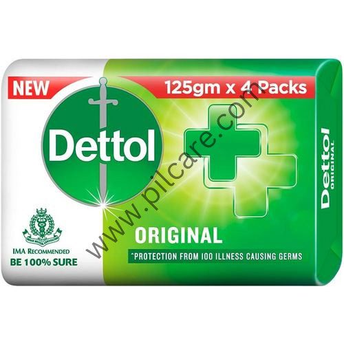 Dettol Original Bathing Soap Bar (125gm Each)