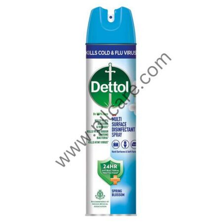 Dettol Spring Blossom Disinfectant Spray Sanitizer for Germ Protection on Hard & Soft Surfaces