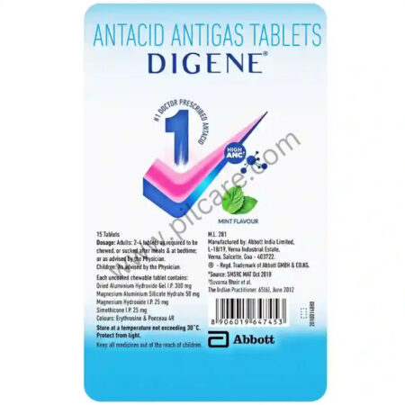 Digene Antacid Antigas Tablet