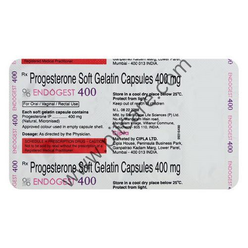 Endogest 400mg Soft Gelatin Capsule