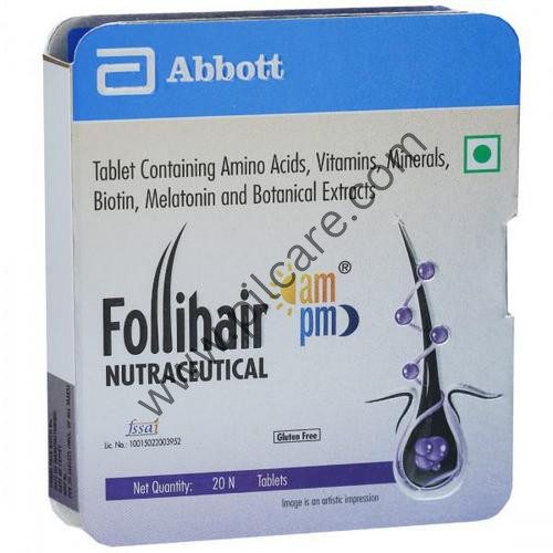 Follihair AM/PM Tablet Gluten Free