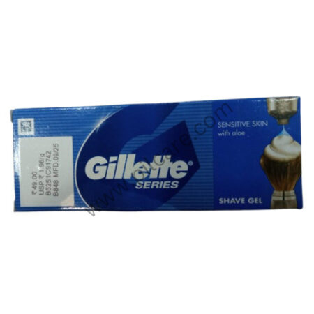 Gillette Series Sensitive Skin Shaving Gel Tube with Aloe