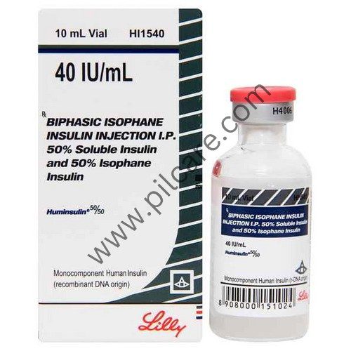 Huminsulin 50/50 Suspension for Injection 40IU/ml