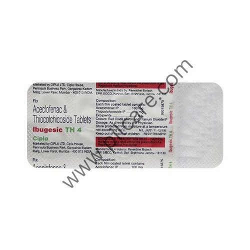 Ibugesic TH 100mg/4mg Tablet
