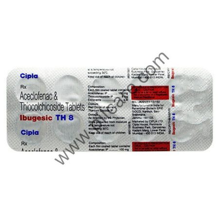 Ibugesic TH 100mg/8mg Tablet