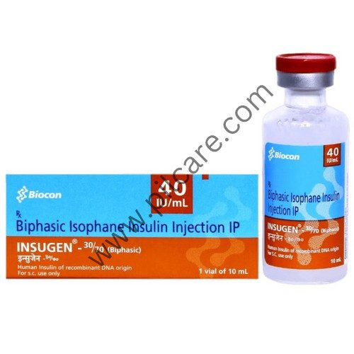 Insugen 30/70 Solution for Injection 40IU/ml